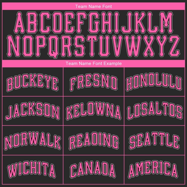 Preschool Custom Black Pink-White Authentic Baseball Jersey
