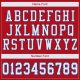 Women's Custom Red White-Royal Mesh Authentic Football Jersey